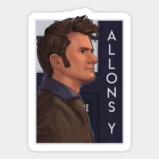 Allons-y Sticker